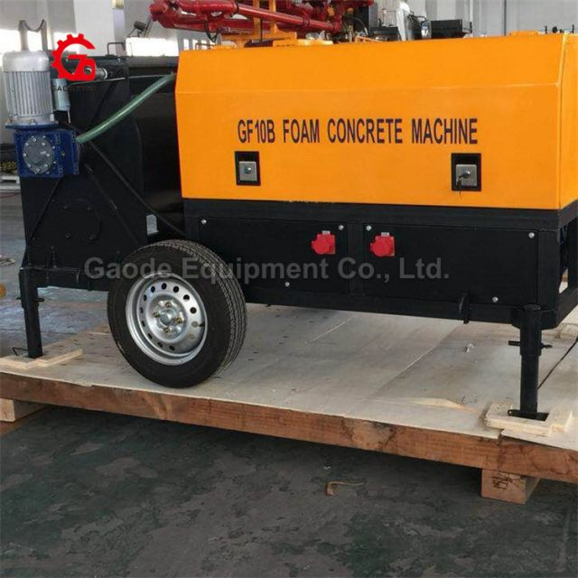Gaodetec GF10B clc foam block making machine foam concrete mixer foam concrete pump